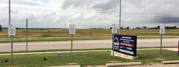 Reserved Parking Signs